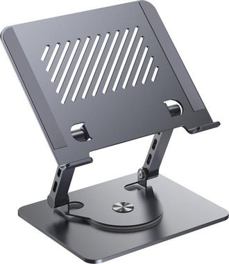OEM Soporte Ajustable Para Port&aacute;til, Soportes Para Port&aacute;tiles, Elevador Para Port&aacute;til, Soporte Plegable Port&aacute;til, 11 17 Pulgadas, Acero Carbono, Gris
