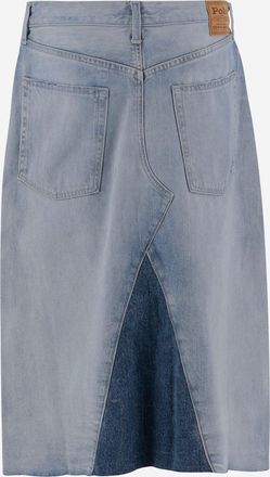 Polo Ralph Lauren Womens Cotton Denim Skirt