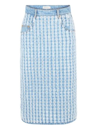 Nina Ricci denim midi skirt - Blue