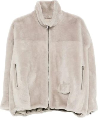 Simonetta Ravizza Dames, Jassen, Grijs, Maat: 2XS Leer