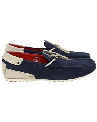 Tod's TodS Mens Leather For Ferrari Bow Loafer (Authentic Pre-Loved)