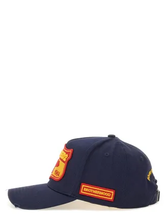 Dsquared2 BCM0493_05C000013073 Cotton Baseball Cap - Blue