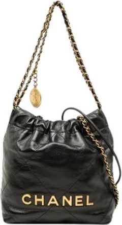 Chanel Bolso Satchel Acolchado Pre-owned - Pre-owned - Mujer - Negro - ONE SIZE