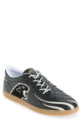 Valentino Garavani Kicky Low Top Sneaker in Black/White at Nordstrom, Size 13Us