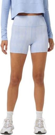 Travis Mathew Moveknit Bike Shorts in Brunnera Blue Multi at Nordstrom Rack, Size X-Large