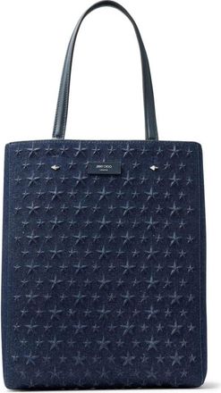 Jimmy Choo London medium Lenny tote bag - men - Cotton - One Size - Blue