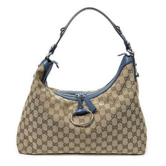 Gucci Pre-owned Womens Icon Bit Hobo Shoulder Bag - Beige - One Size