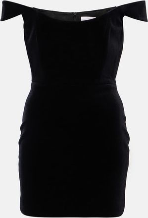 Alex Perry Abito bustier in velluto