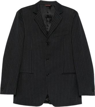 Romeo Gigli 1990s pak met krijtstreep - Grijs