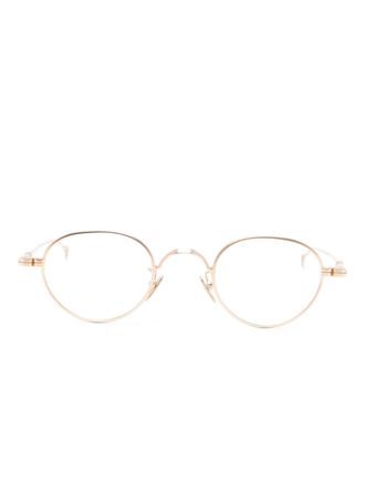 Lunor Bril met rond montuur - Goud