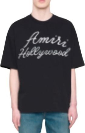 Amiri Hombre, Camisetas, Negro, Talla: M
