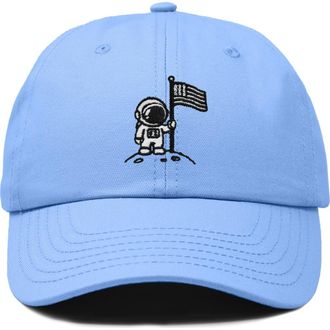 Dalix Moon Mission Dad Cap in Light Blue at Nordstrom