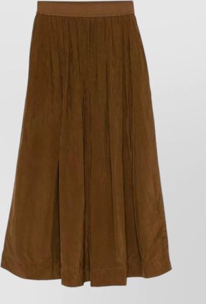 Uma Wang gillian long skirt pleated side pockets slit