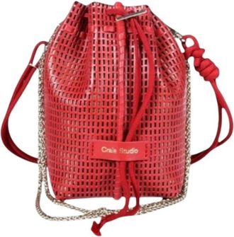 CRAIE STUDIO Donna, Borse, Rosso, Taglia unica, new