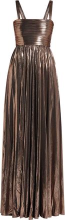 Retrofête Iris gown dress - women - Elastane/Polyester - M - Brown