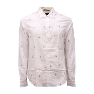 Scotch & Soda Casual Overhemd in Diverse Kleuren - Heren - Casual Overhemden - Wit - S - Overhemden
