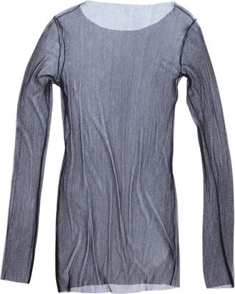 Cortana T de Tul Top - Dames - Longsleeves - Zwart - L - Tule - Tops