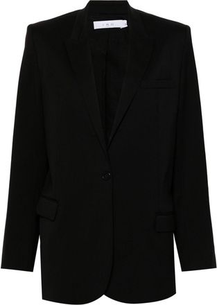 Iro Allisa wool blazer - women - Wool/Spandex/Elastane/Viscose/Cotton - 38 - Black