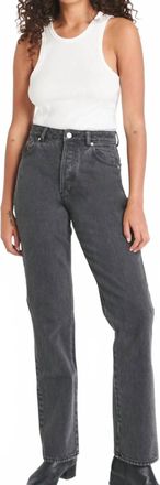 Rolla's Classic Straight Leg Jeans In Vintage Black