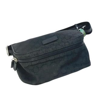 Gucci Pre-owned Canvas gucci-bags - Heren - Vintage Heuptassen - Zwart - ONE Size - Vintage