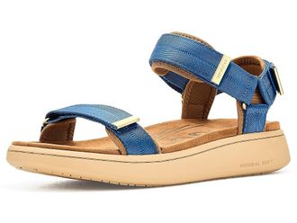 Woden Line Sandals Womens Dress Sandals Old Denim : EU 39 (US Womens 7.5) M, Leather