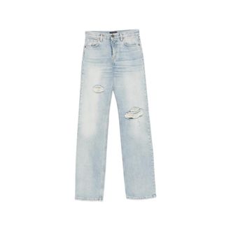 Haikure Distressed Straight-leg Jeans