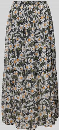 Max Mara Seidenrock mit Eingrifftasche in Black, Größe 34