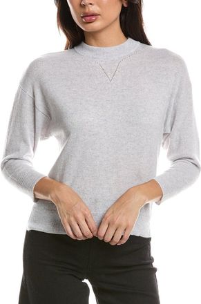 Fort&eacute; Cashmere Crop Cashmere Sweatshirt