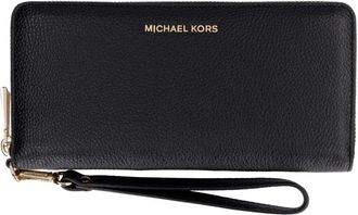 Michael Kors Wallets & Cardholders, female, Black, Size: ONE SIZE Continental Leather Wallet