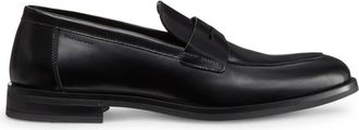 Stuart Weitzman SW Club Classic Penny Loafer - Heren - Loafers - Zwart - 44 EU - Schoenen
