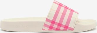 Burberry Check Slides