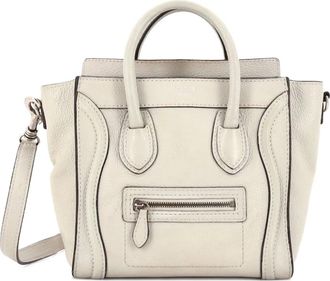 Celine Luggage Bag Grainy Leather Nano crossbody bag - Grigio