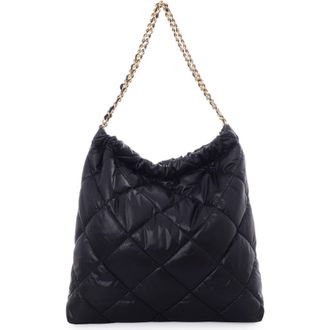 Adornia Quilted Cotton Tote Bag in Black at Nordstrom Rack