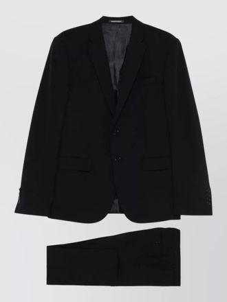 Emporio Armani wool tailored suit single breasted design
