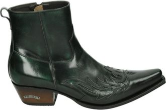 Sendra 12185 Cowboylaarzen - Heren - Cowboylaarzen - Groen - 46 EU - Leer - Schoenen