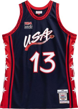 Mitchell & Ness Top Authentic USA 1996 Shaquille ONeal - Blu