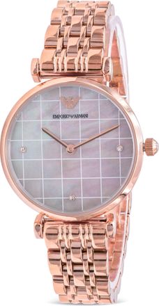 Armani Emporio Armani Rose Gold-Tone Ladies Watch