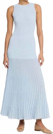 Clea Arabella Knit Dress In Mineral Blue