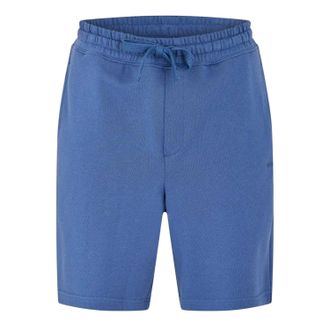 HUGO BOSS Hugo Mens Dayono Plain Shorts (Blue) Cotton - Size Small