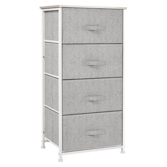HOMCOM Cajonera 45x30x92cm multicolor