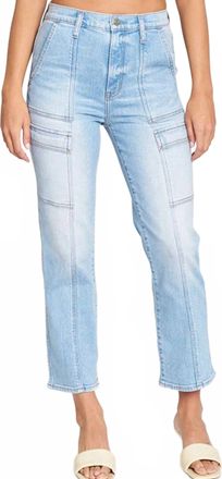 Daze Straight Up Cargo Jean In Blue
