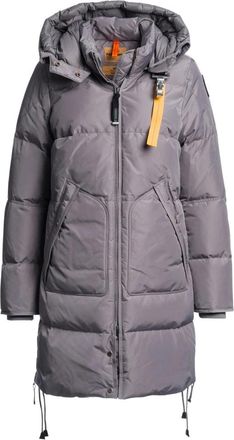 Parajumpers Womens Long Bear S Rabbit Grey Jacket Nylon - Size Small