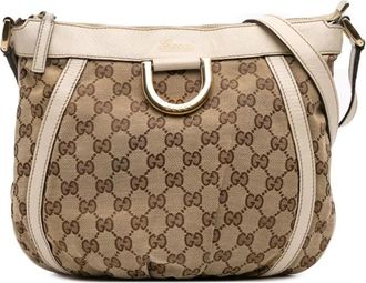 Gucci Pre-owned Cross Body Bags, female, Brown, Size: ONE SIZE Pre-owned Printed Shoulder Bag
