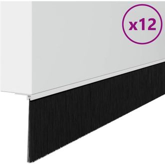 vidaXL Sellos De Cepillo Para Puertas Autoadhesivos 12 Pcs 100 Cm Vidaxl