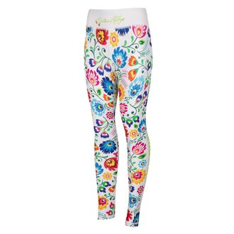 OEM Leggings Deportivos Folcl&oacute;ricos Para Mujer, Talla 2xs, Color Blanco