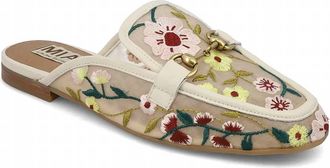 Mia Shoes Womens Bouquet Mules In Bone