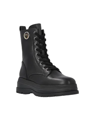 Pinko Eva Combat Boot - Black
