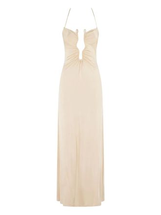 Erika Cavallini Semi Couture cut-out dress - Neutrals