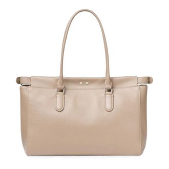 Fendi Peekaboo Tote Small - Dames - Tassen - Beige - Maat: ONE Size Zijde