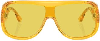 Ferrari shield-frame sunglasses - women - Acetate - One Size - Yellow